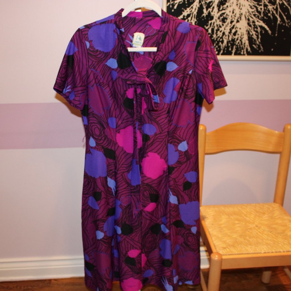 Vintage 3 R's purple dress
